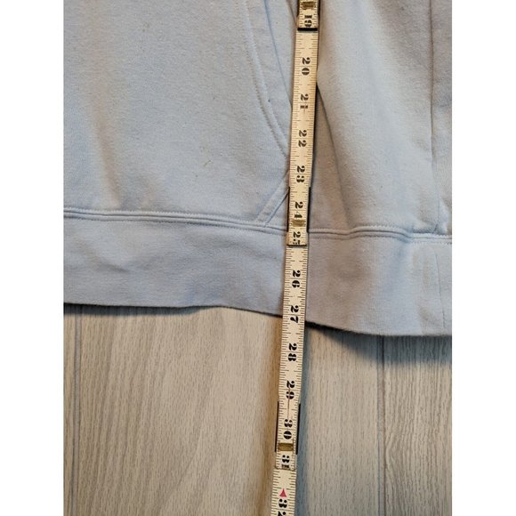 The North Face Women Xtra large Hoodie Blue Logo Drawstring Kangaroo Pocket READ - Picture 4 of 8